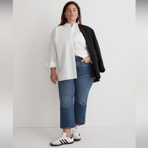 NWT Madewell Cali Demi-Boot Jeans in Glenside Wash Size 18W